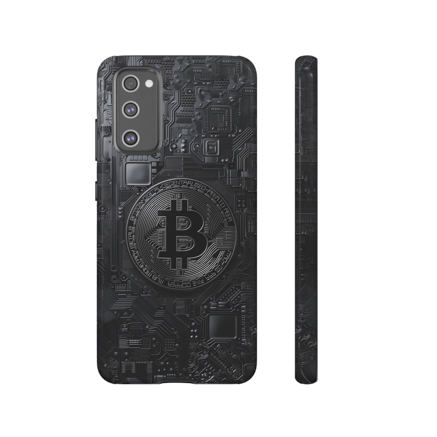 Bitcoin Samsung Tough Phone Case, Cryptocurrency Protection Cover