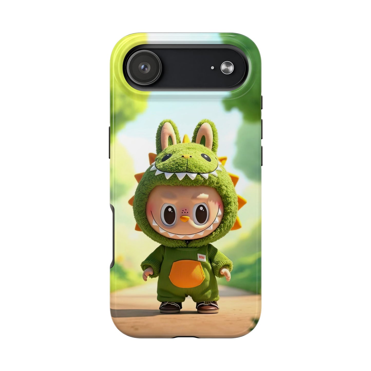 The Monsters Tough Case for iPhone Models – Playful Dinosaur Design, Dual Layer Protective Cover, Fun Mobile Accessory