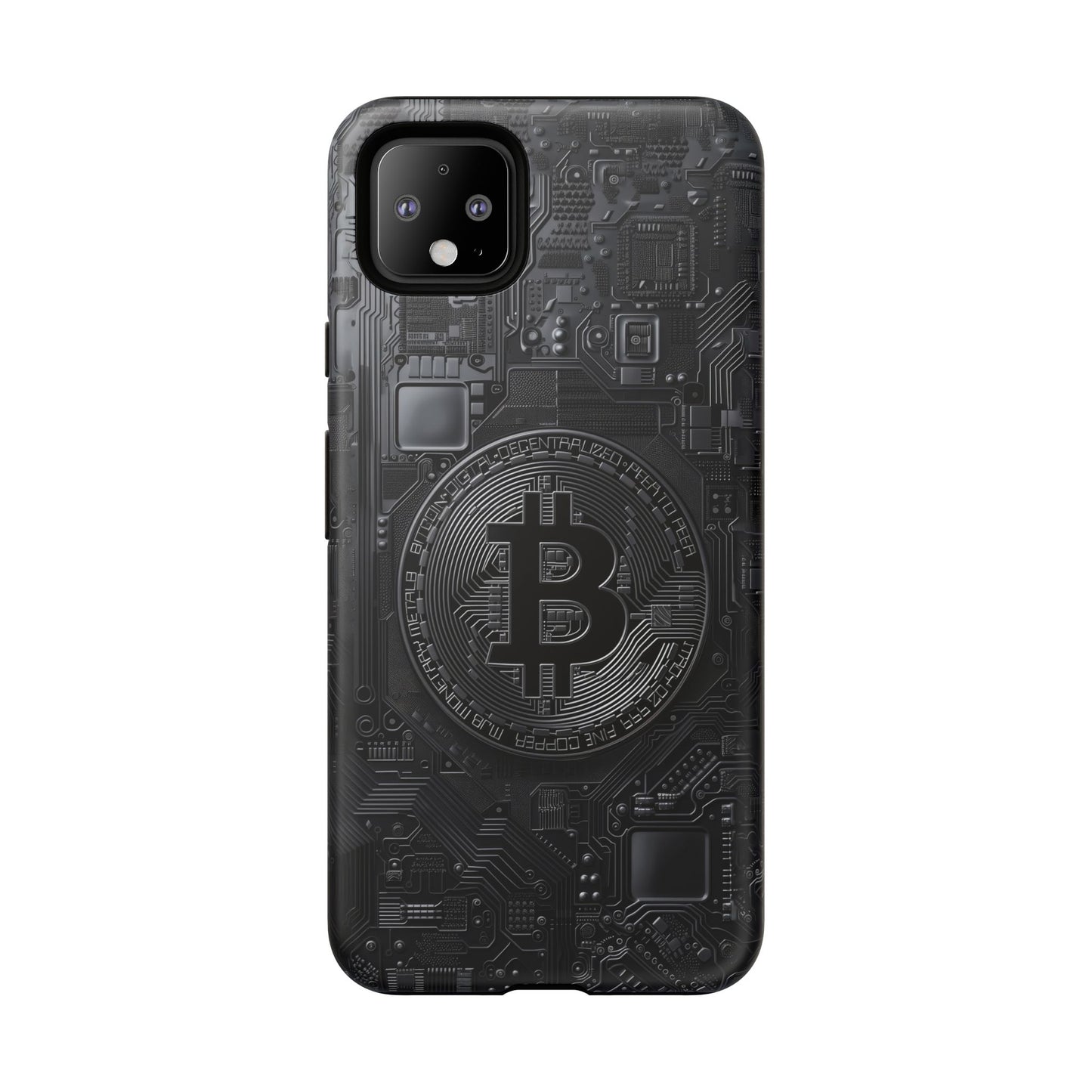 Bitcoin Google Pixel Tough Phone Case, Cryptocurrency Protection Cover