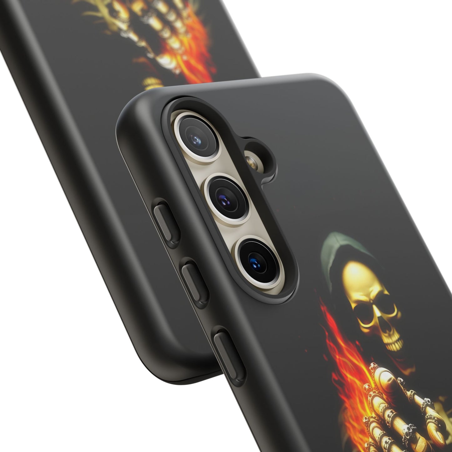 Skull Design Samsung Phone Case, Don't Touch My Phone Mobile Cover