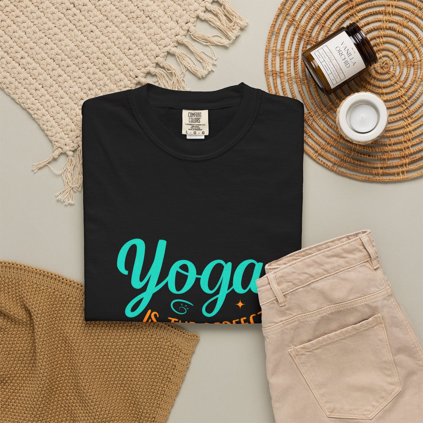 Yoga Opportunity Unisex Garment-Dyed T-Shirt - Perfect for Wellness Enthusiasts