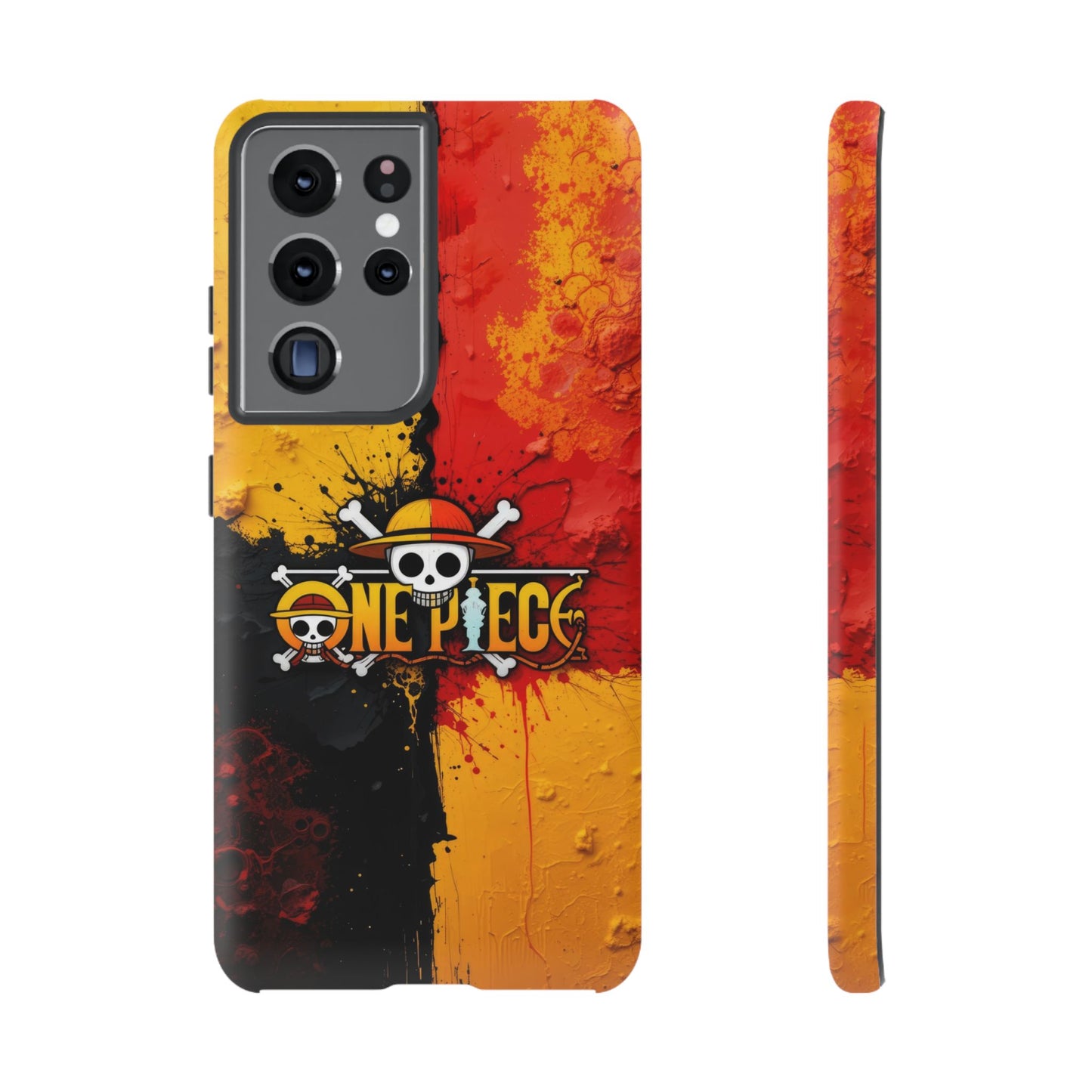 One Piece Samsung Tough Phone Case, Anime Vibrant Design