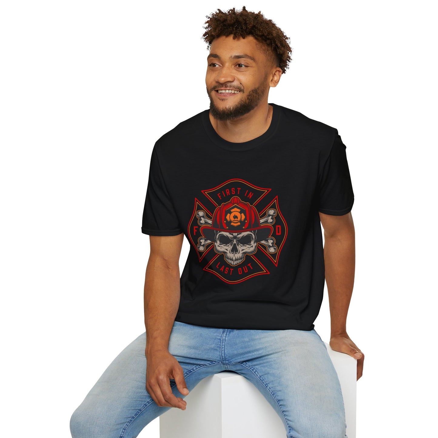 Fireman T-shirt, First In Last Out