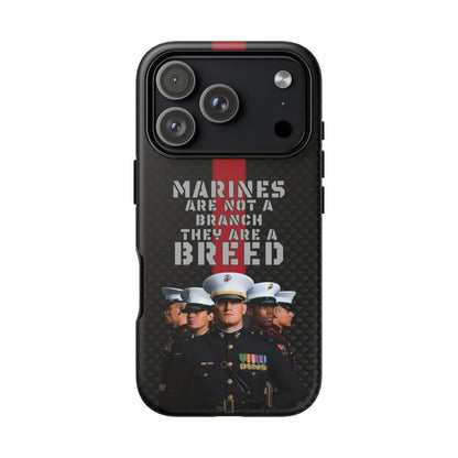 Marine Corps Tough iPhone Case - Proud Military Supporter