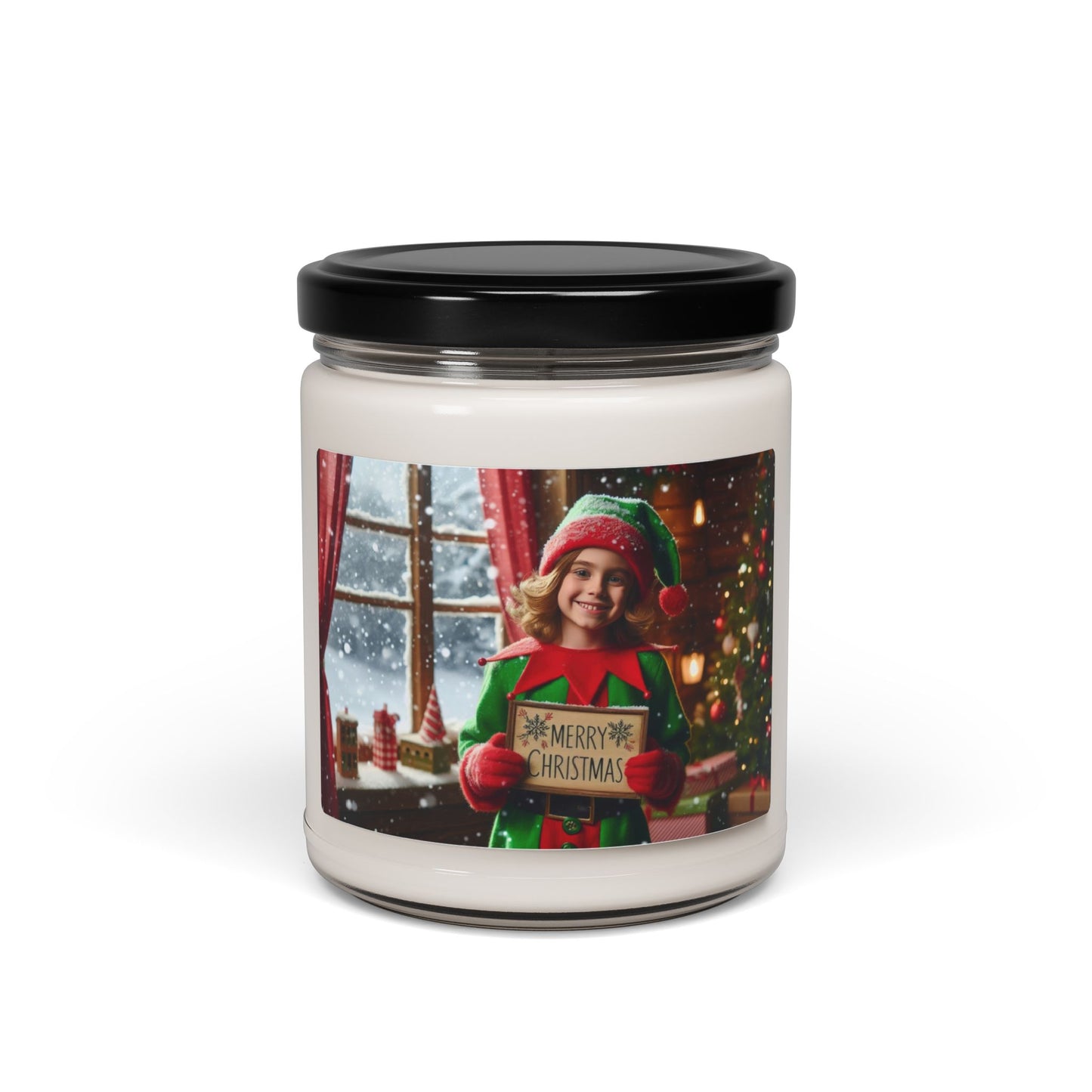 Merry Elf Wishes Scented Soy Candle, 9oz