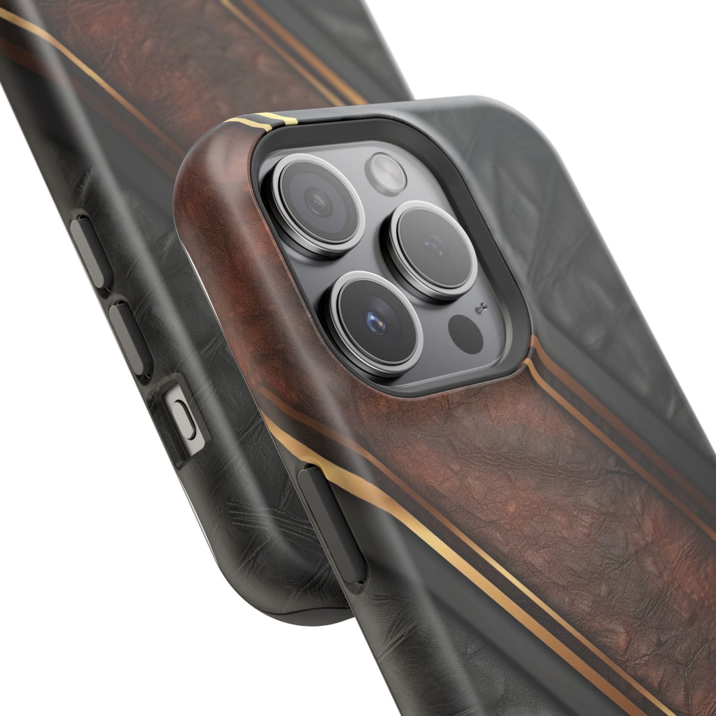 Stylish Leather Texture Magnetic Tough Cases