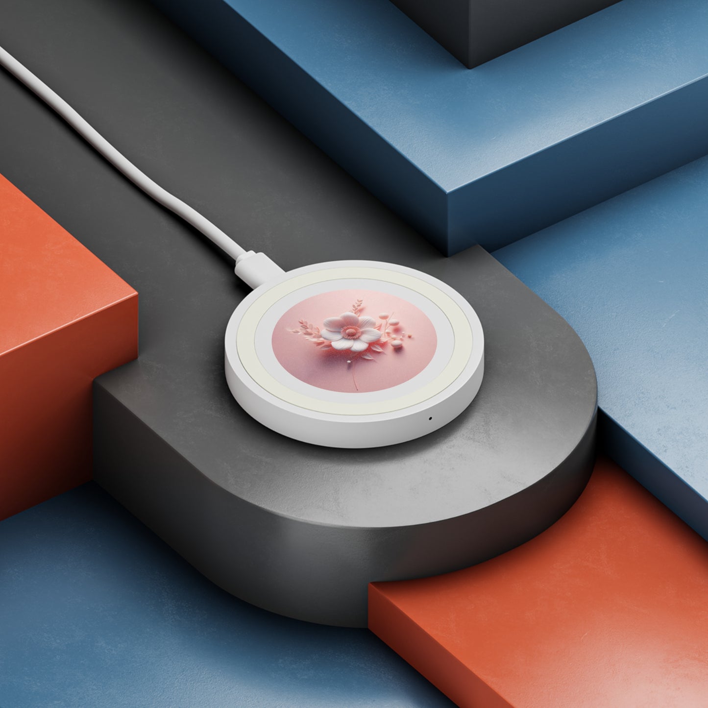 Pink Dreamscape Quake Wireless Charging Pad