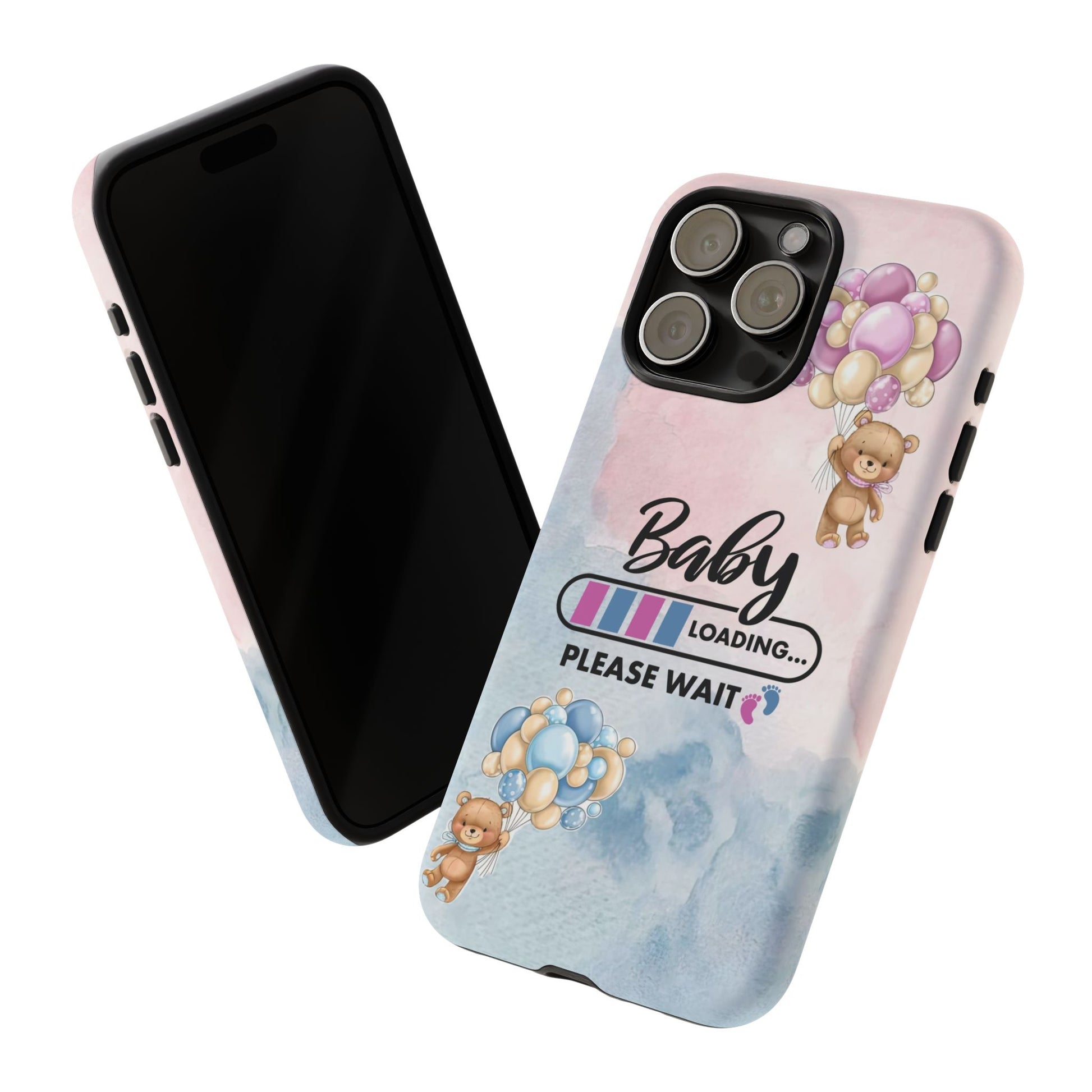 Cute Baby Loading Phone Case for iPhone - Maternity Cover for Pregnancy Reveal or Baby Shower