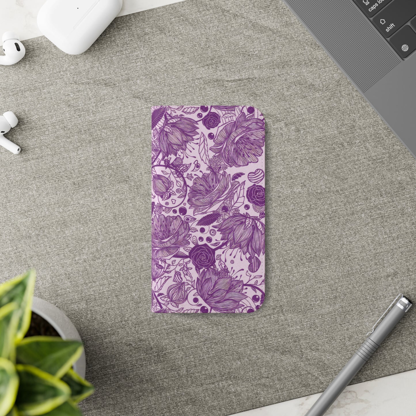 Graphical Garden: Purple Edition Flip Cases