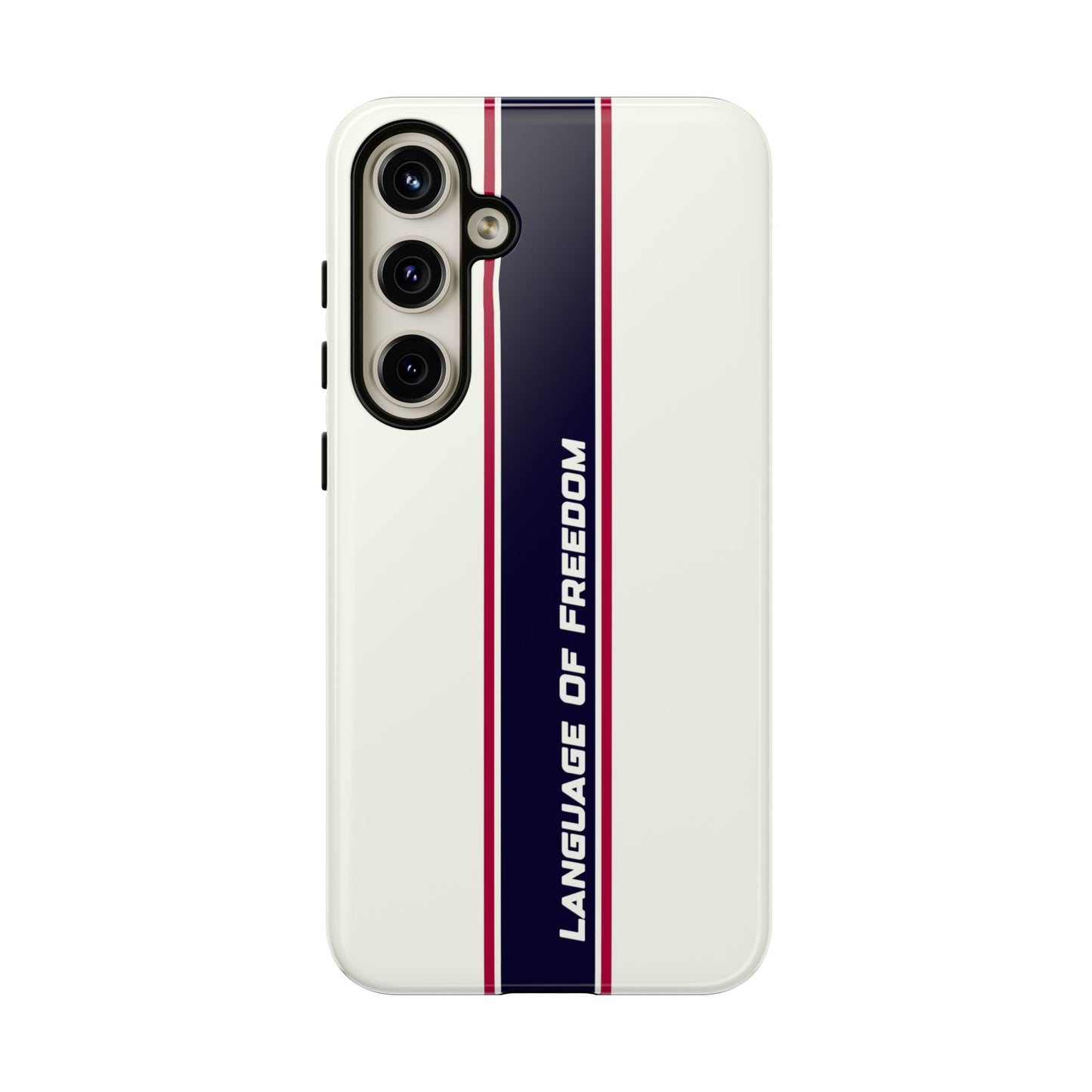 Language of Freedom Tough Case – Minimalist Design