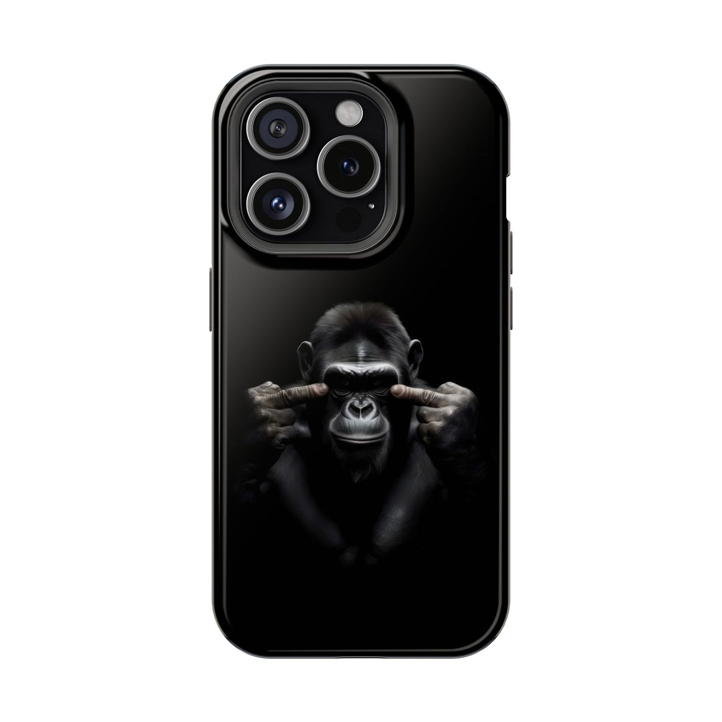Edgy Gorilla Magnetic iPhone Case, Unique Cell Phone Cover