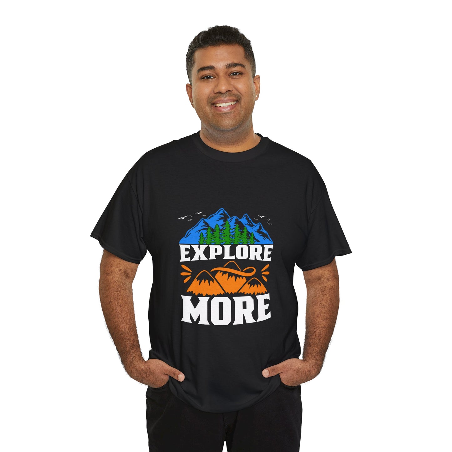 Explore More Adventure Tee - Unisex Heavy Cotton T-Shirt
