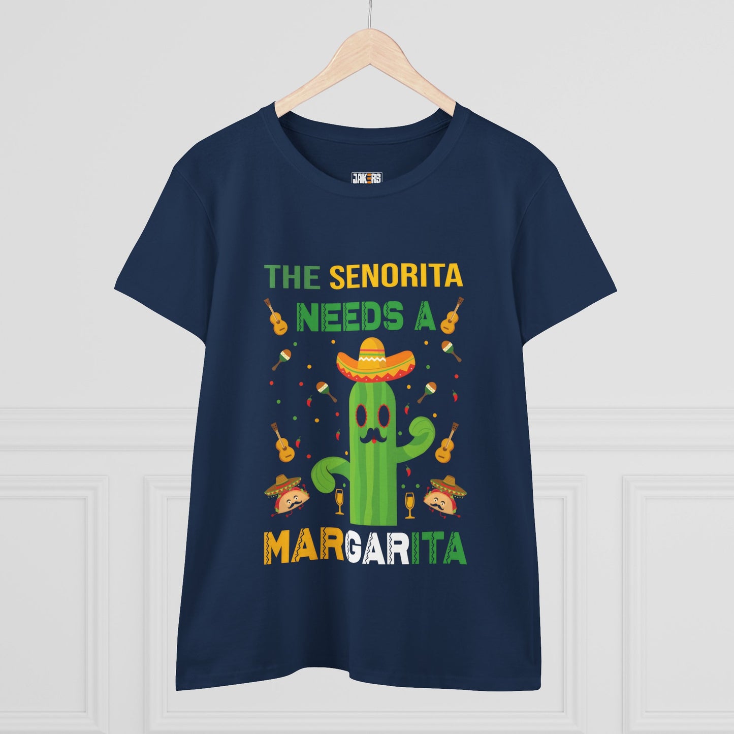 Cactus Margarita Tee - Fun Women's Cotton T-Shirt for Fiesta Celebrations