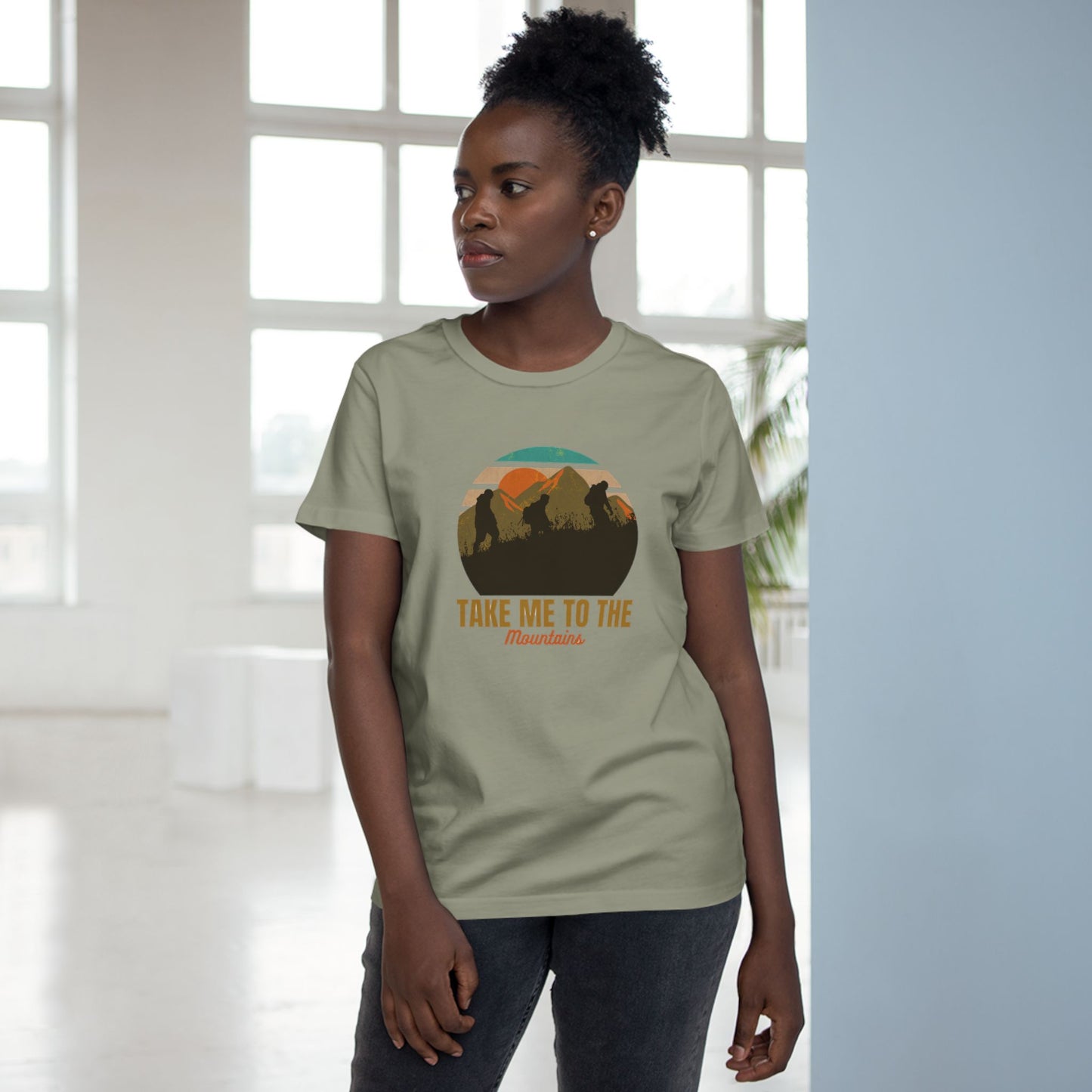 Take Me To The Montains Women’s Maple Tee