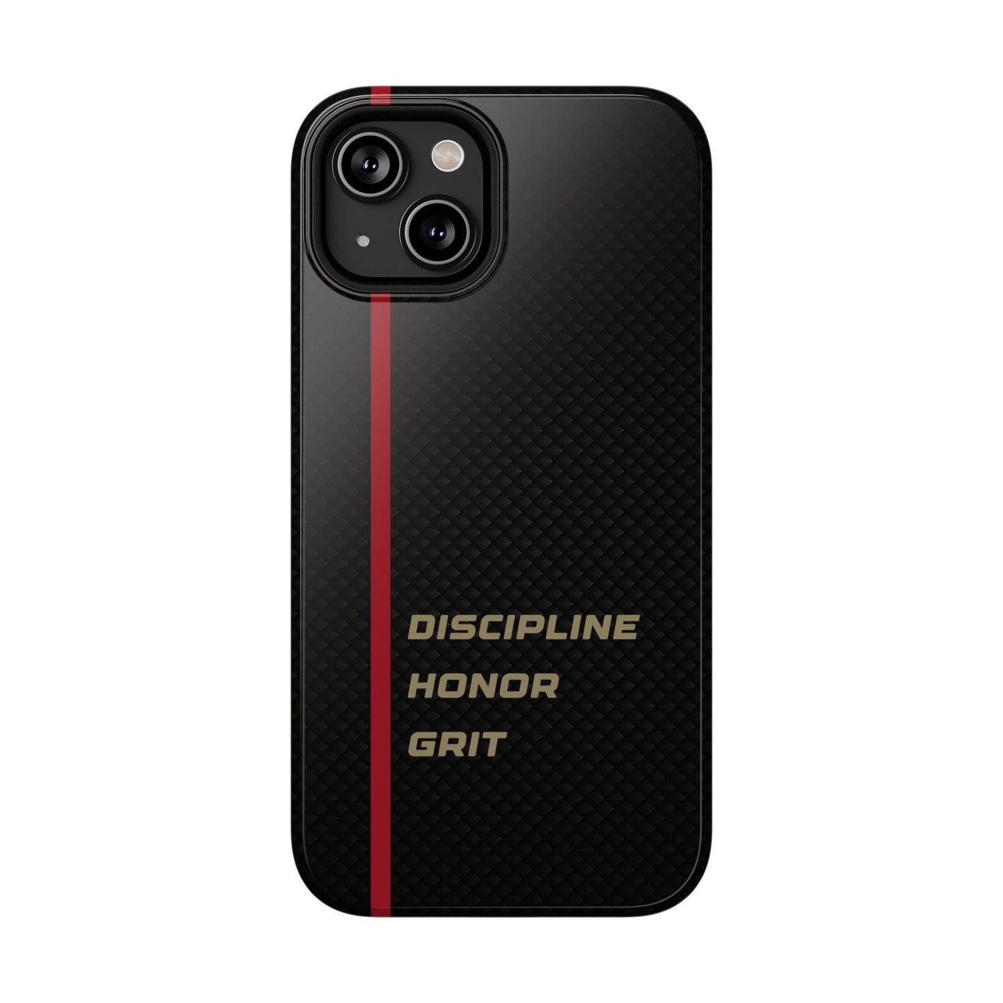 Discipline, Honor, Grit Impact-Resistant Phone Case