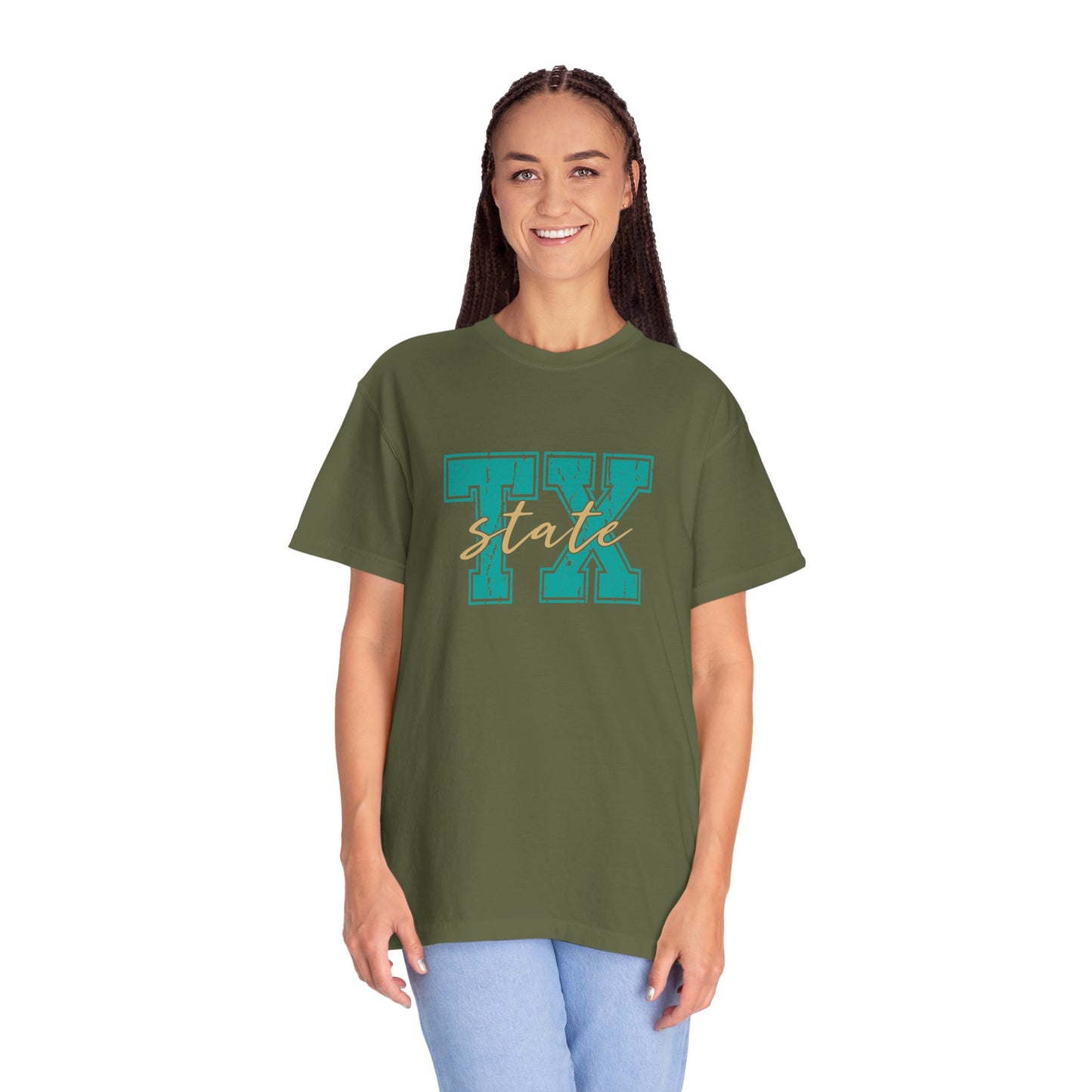 TX State Unisex Garment-Dyed T-shirt