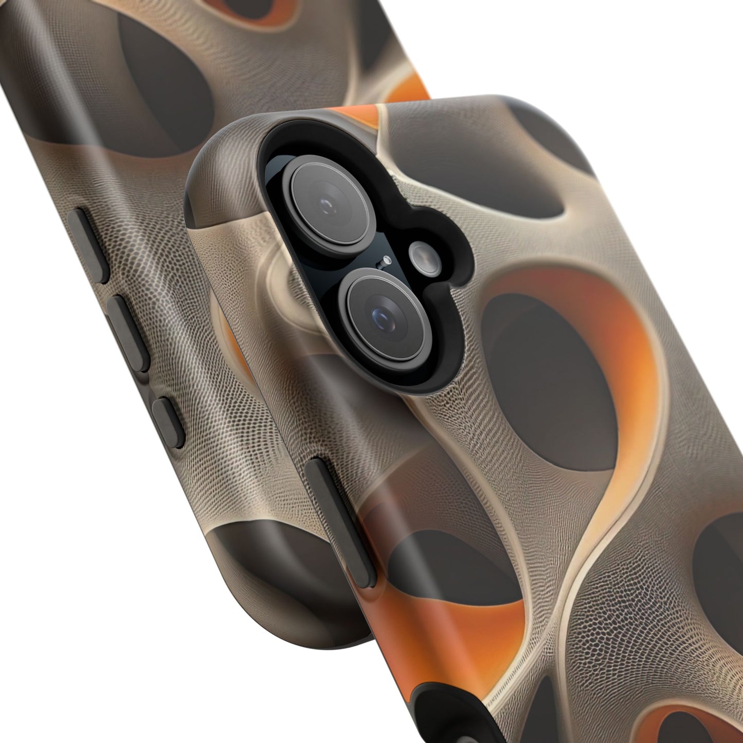 Stylish Magnetic Phone Cases, Abstract Geometric Design