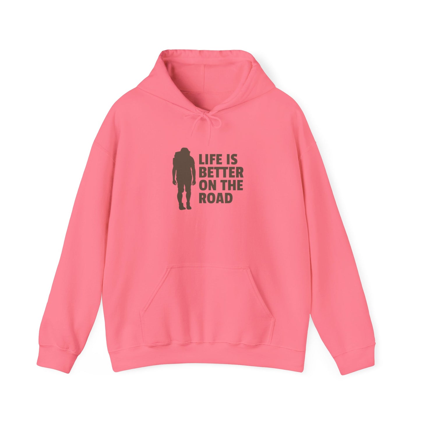 Life Is Better On The Road Unisex Heavy Blend™ Hooded Sweatshirt