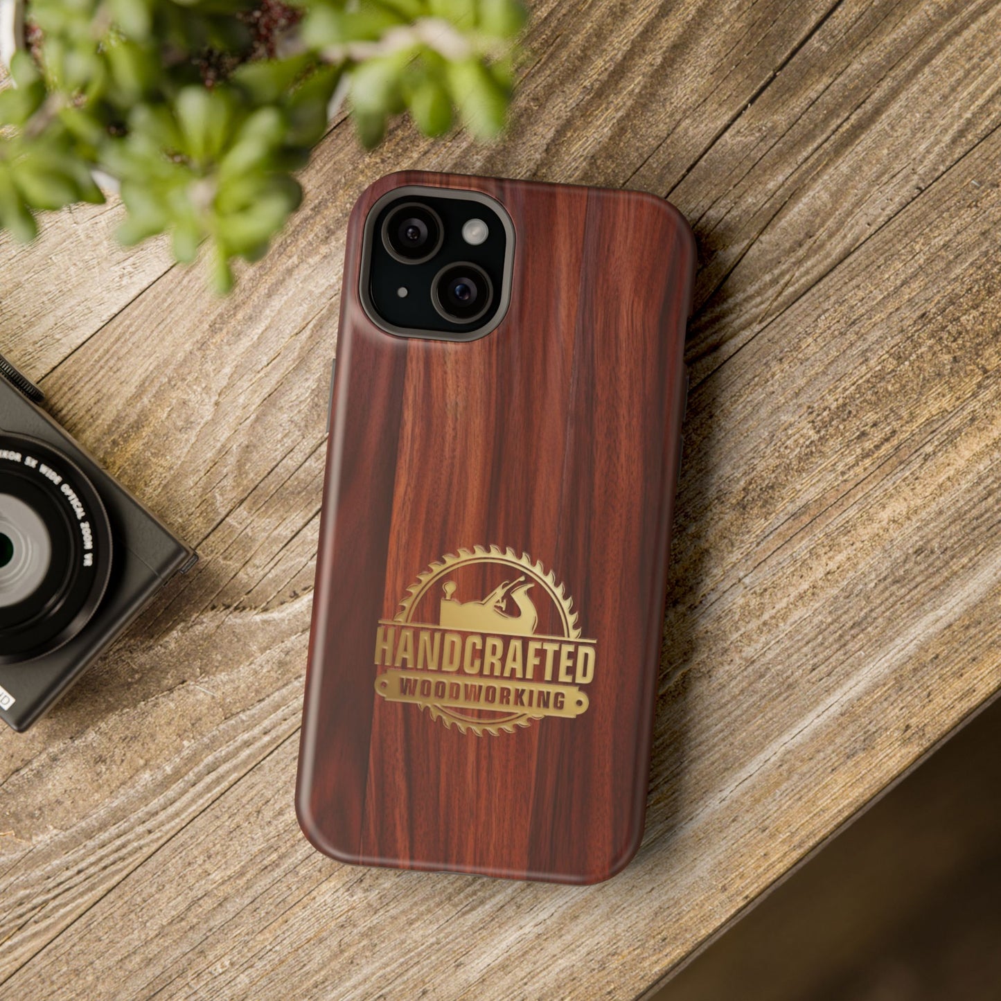 Woodworking Logo Magnetic iPhone Case