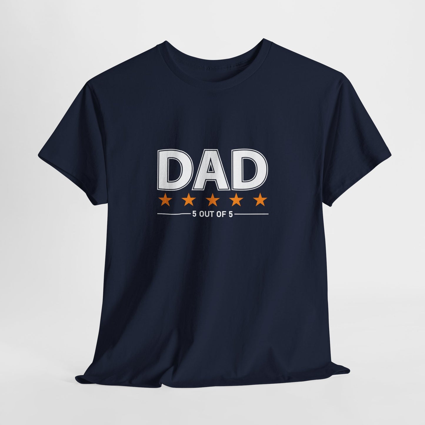 Father's Day Unisex Tee - 5 Stars Dad T-shirt