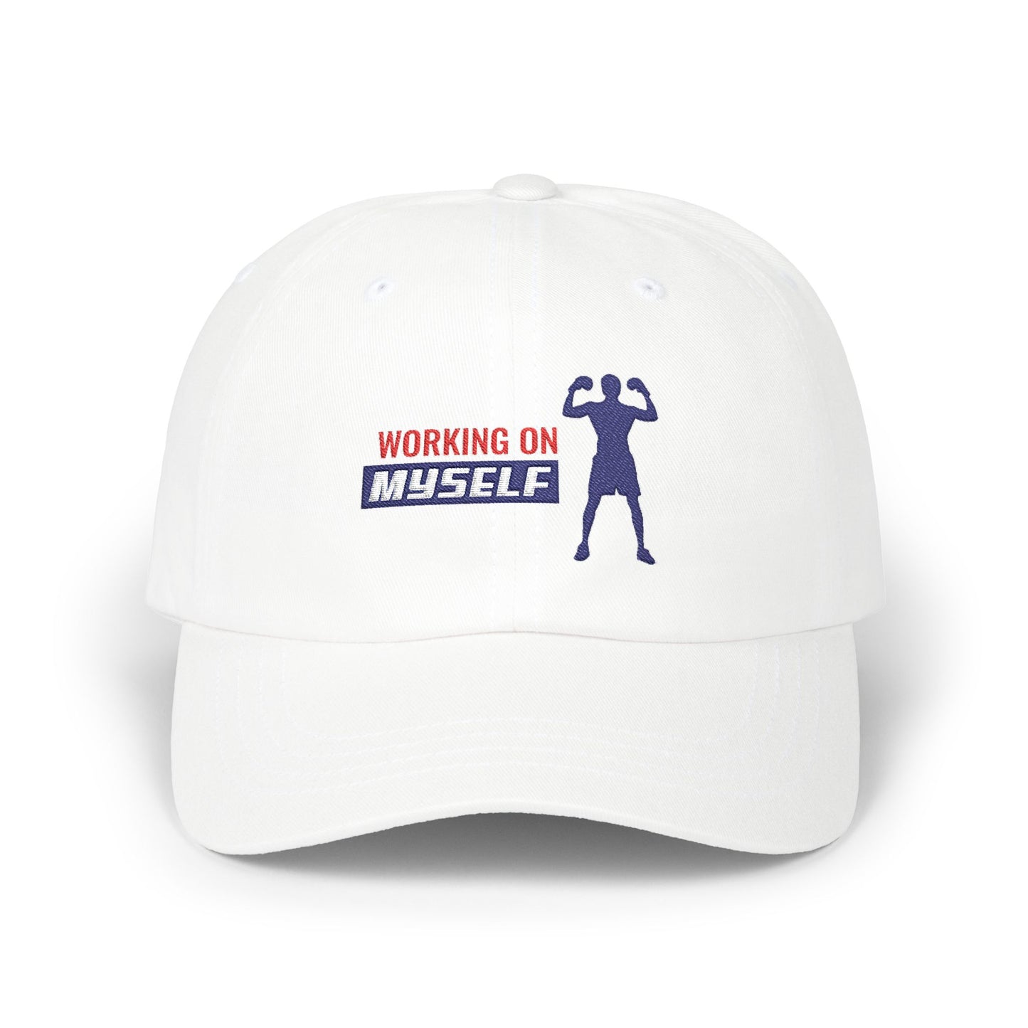 Working On Myself Classic Dad Cap / embroidered