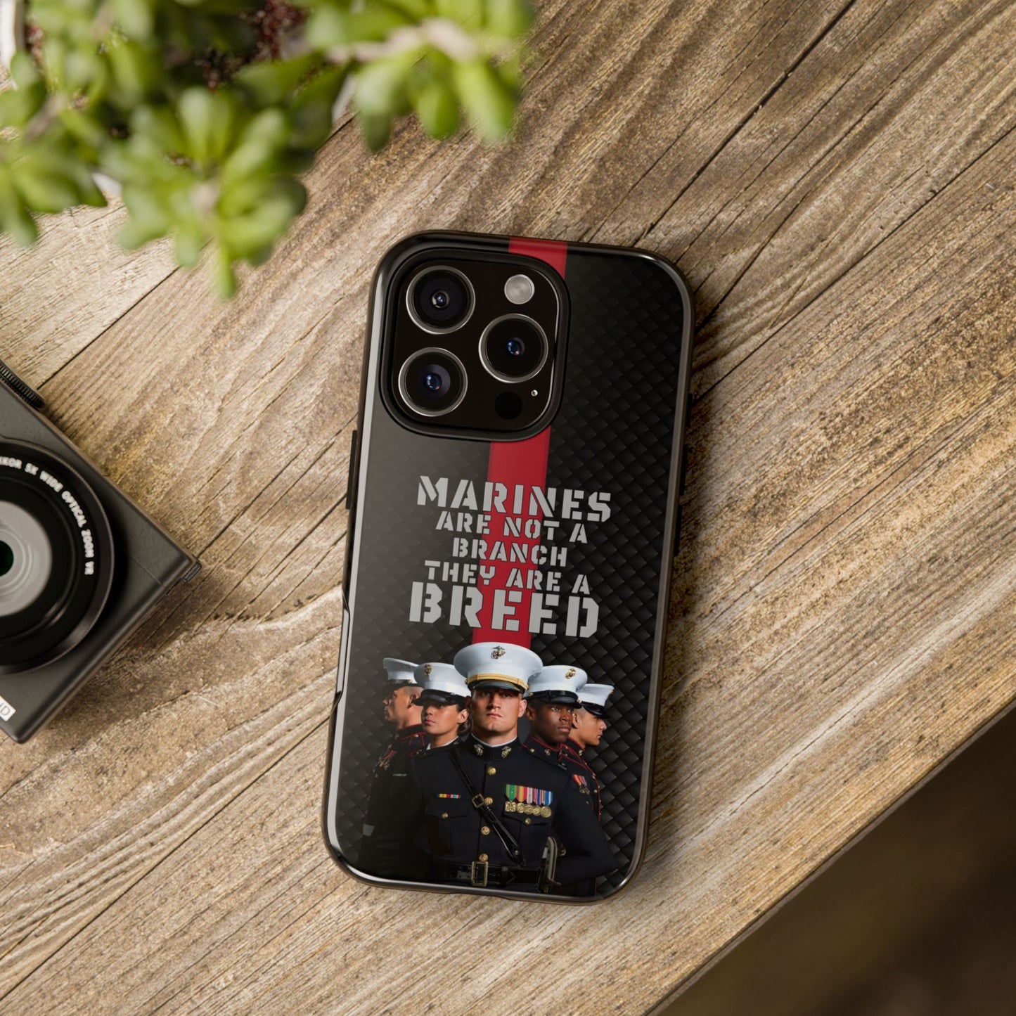 Marine Corps Tough iPhone Case - Proud Military Supporter