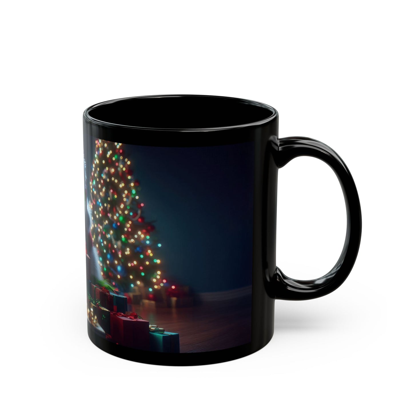 Secret Santa Black Mug - 11oz, 15oz