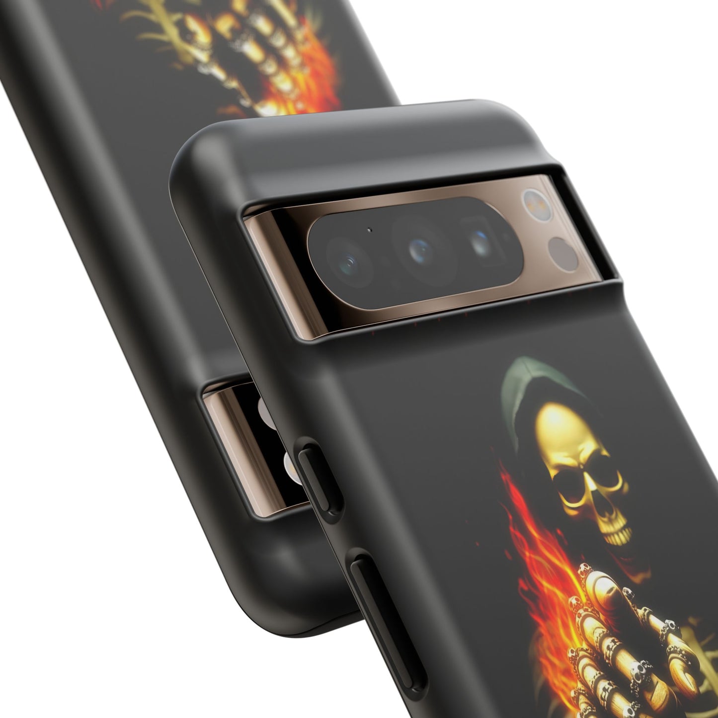 Skull Design Google Pixel Phone Case, Don't Touch My Phone Mobile Cover