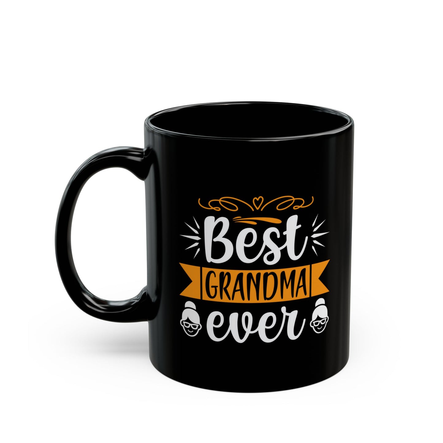 Best Grandma Ever Black Mug - Perfect Gift for Grandmothers