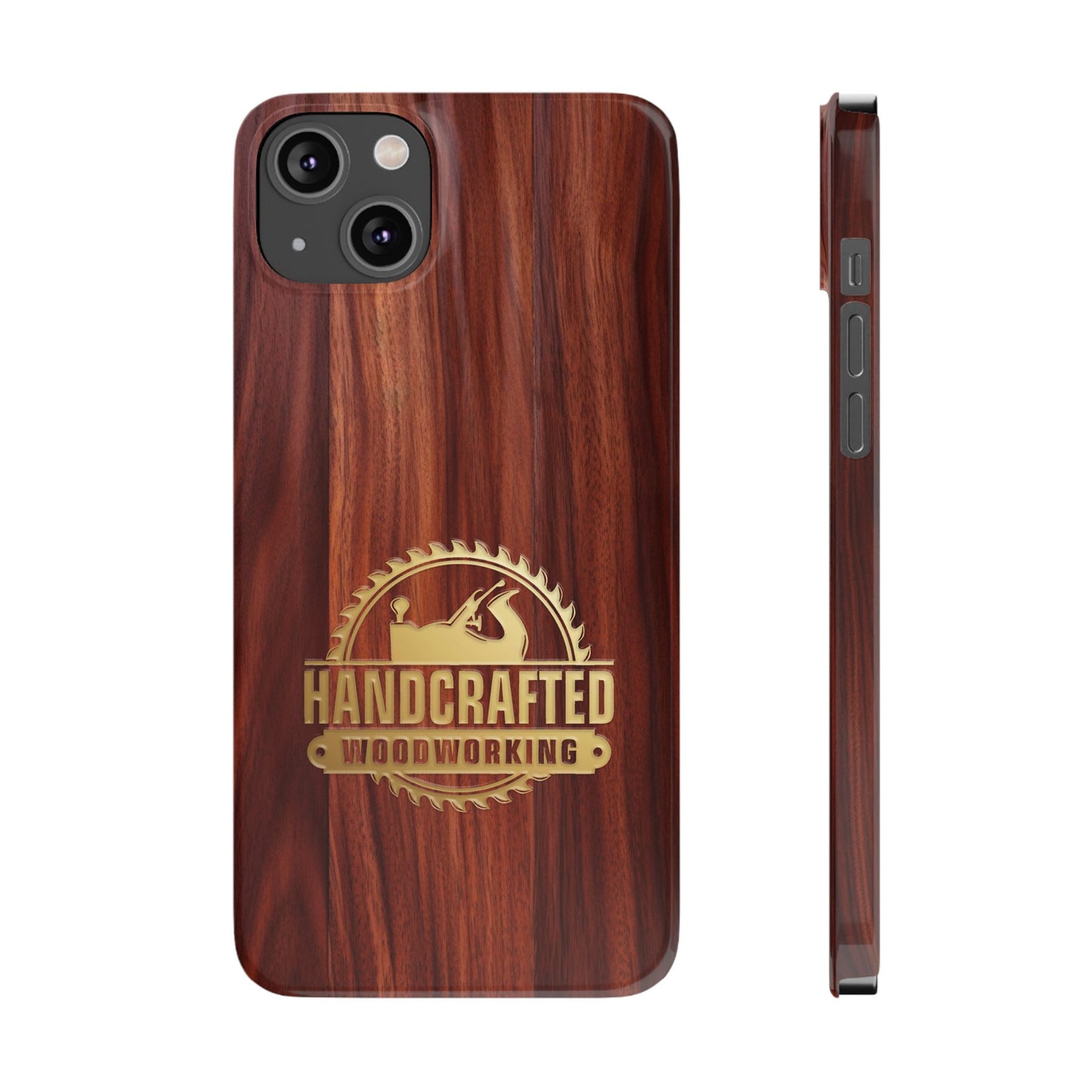 Woodworking Logo Slim Cases, iPhone