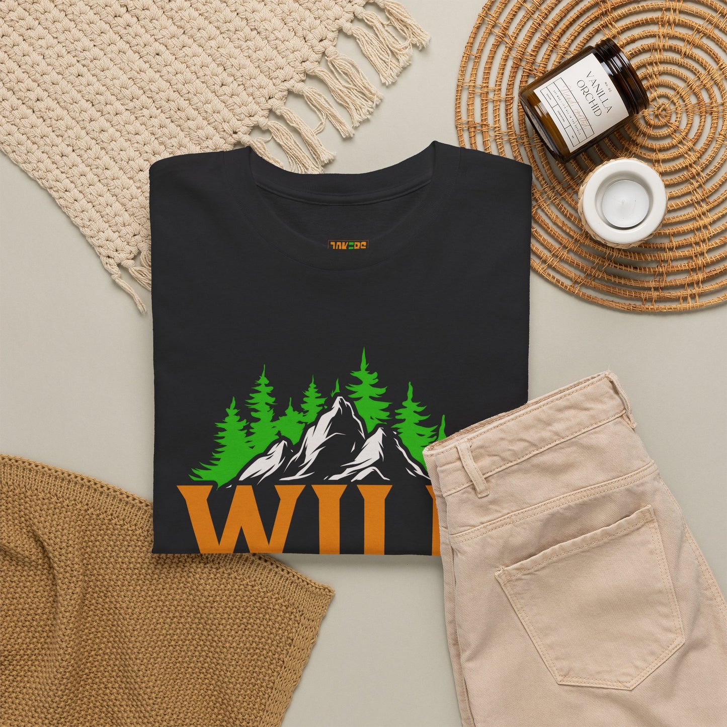 Wild and Free Unisex Heavy Cotton Tee - Perfect for Adventure Lovers