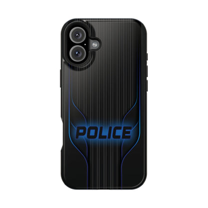 Police Magnetic Phone Cases, Blue Light