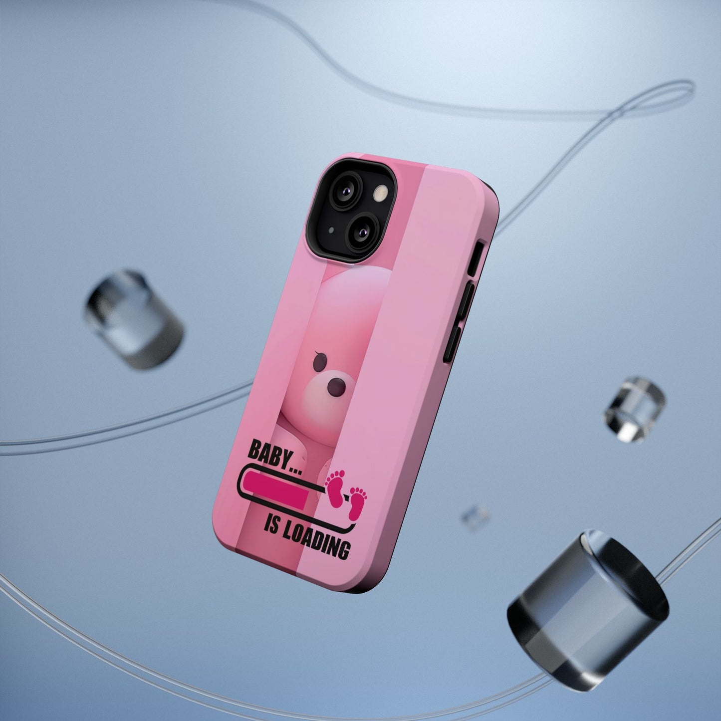 Cute Baby Loading Magnetic Phone Case, Expecting Parents Gift