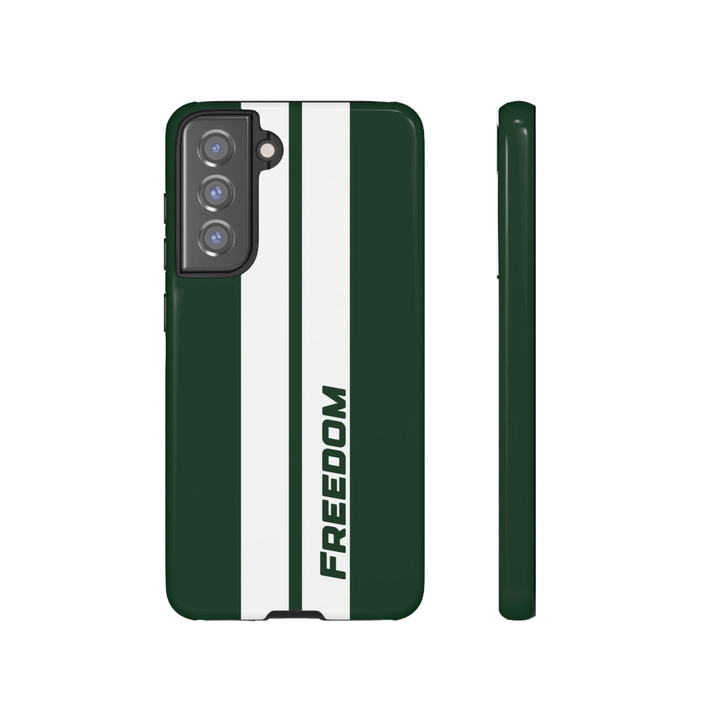 Freedom Tough Case, Olive Green Motorsport-Inspired Cove