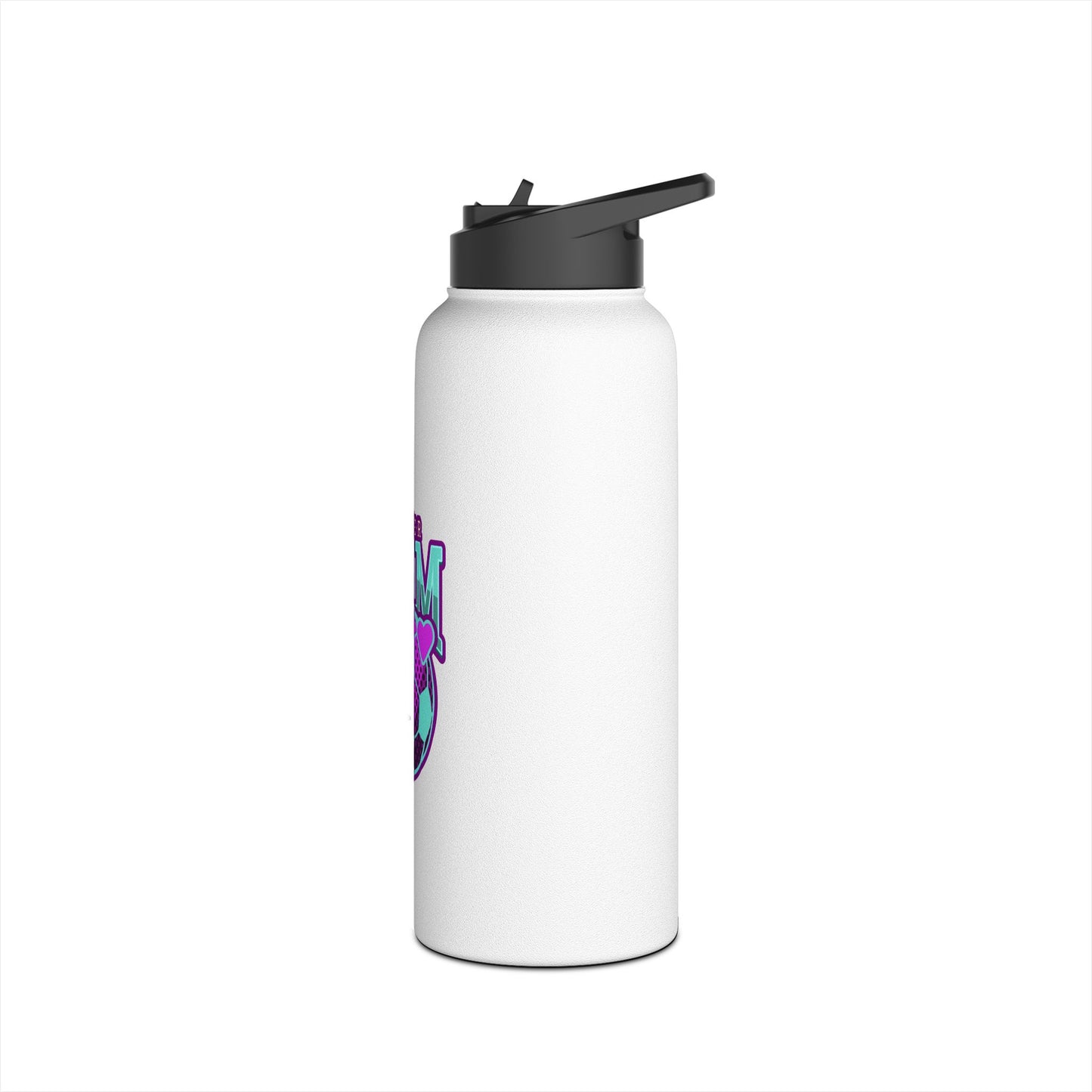 Soccer Mom Stainless Steel Water Bottle, Standard Lid