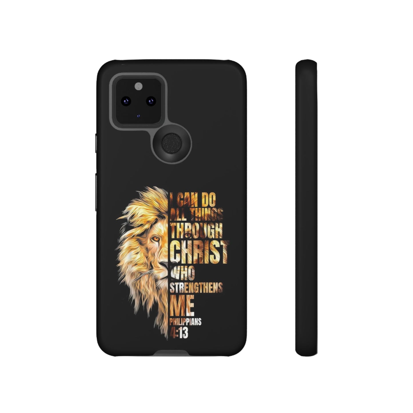 Inspirational Lion  Google Pixel Phone Case, Strength & Faith, Christian Accessories