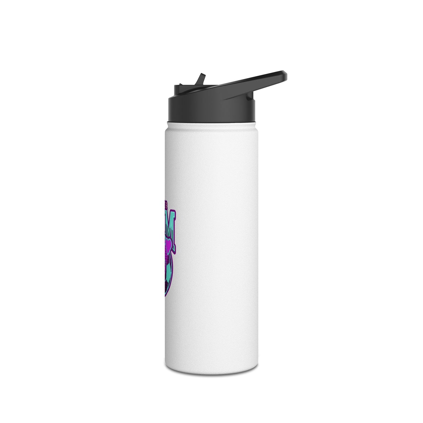 Soccer Mom Stainless Steel Water Bottle, Standard Lid