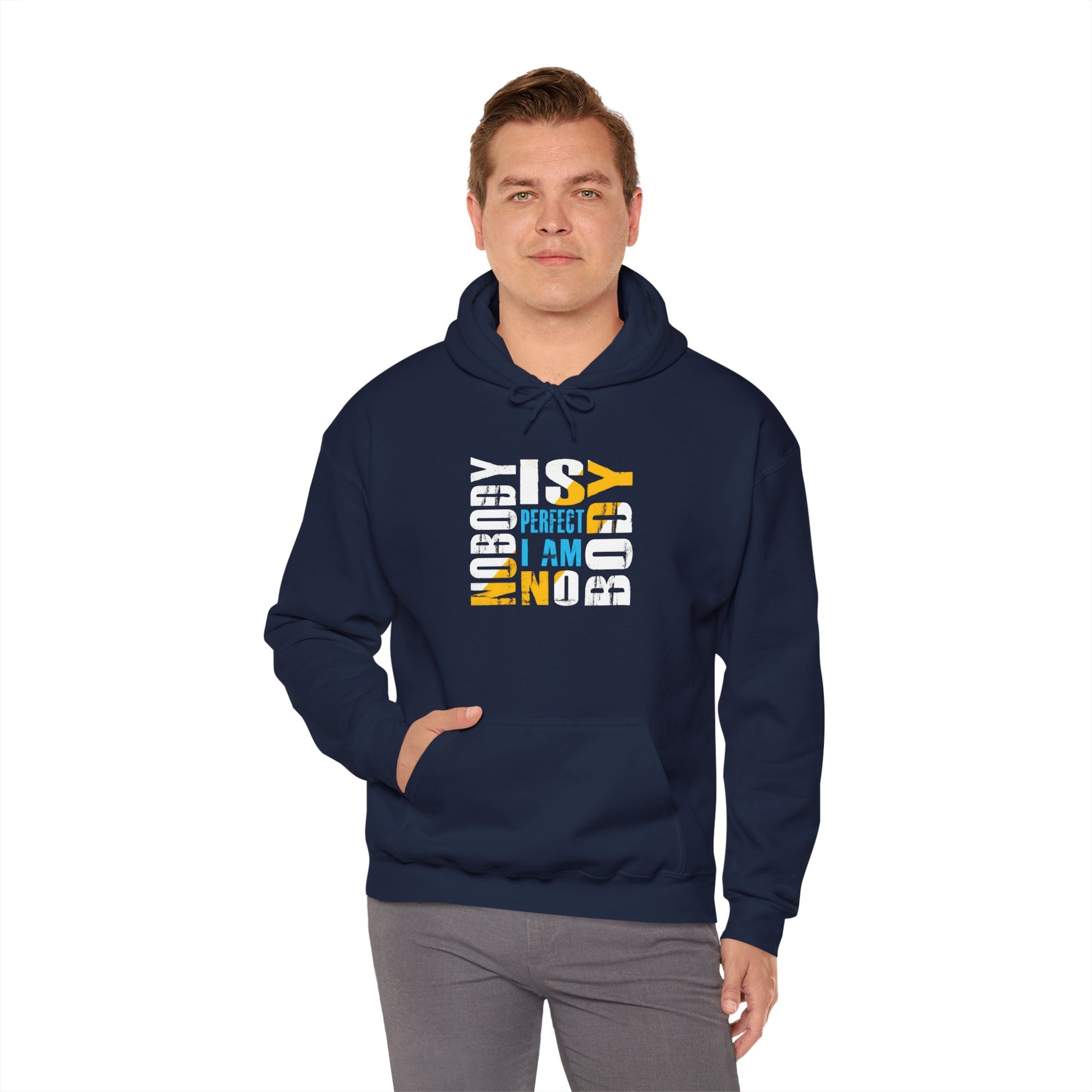 Nobody is Perfect Unisex Hoodie – Comfortable Sweatshirt for Everyday Wear