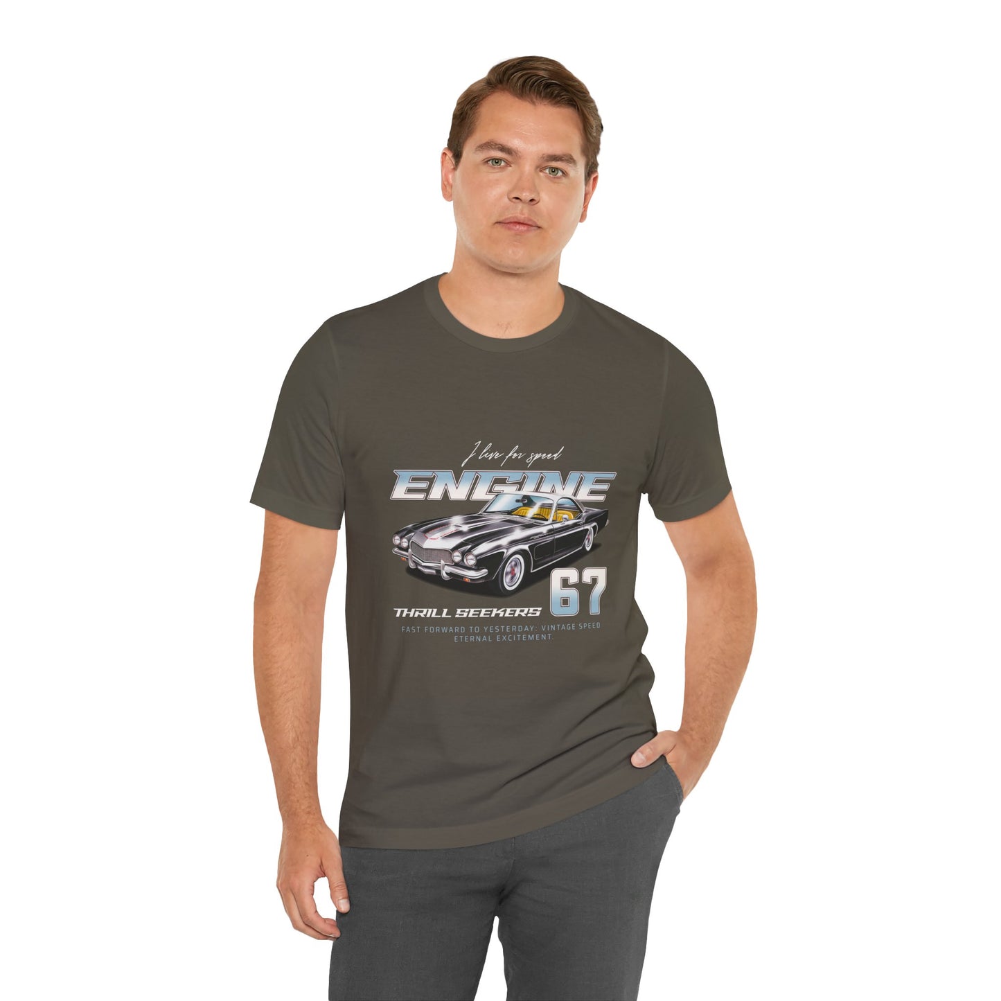 I Live For Speed Engine Tee