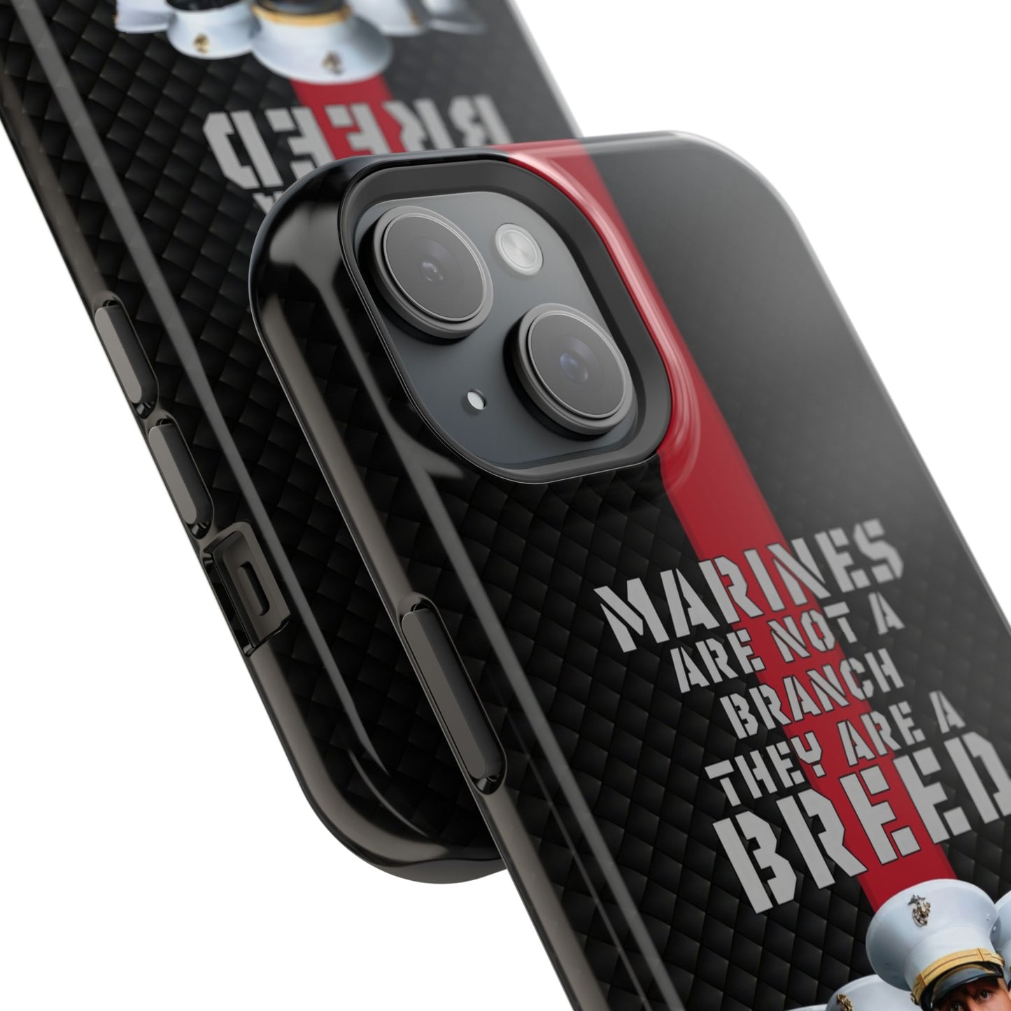 Marines Magnetic Tough Case - "Not a Branch, a Breed" Military iPhone Cover