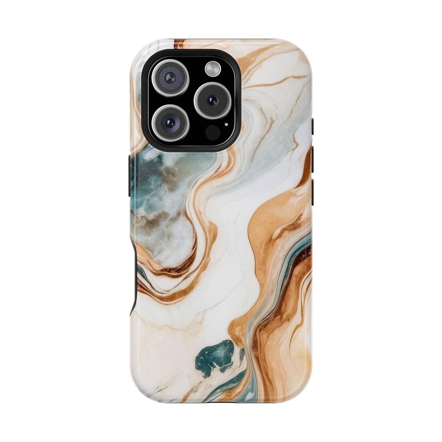 Stylish Magnetic Phone Cases, Abstract Marble Design for Everyday Use