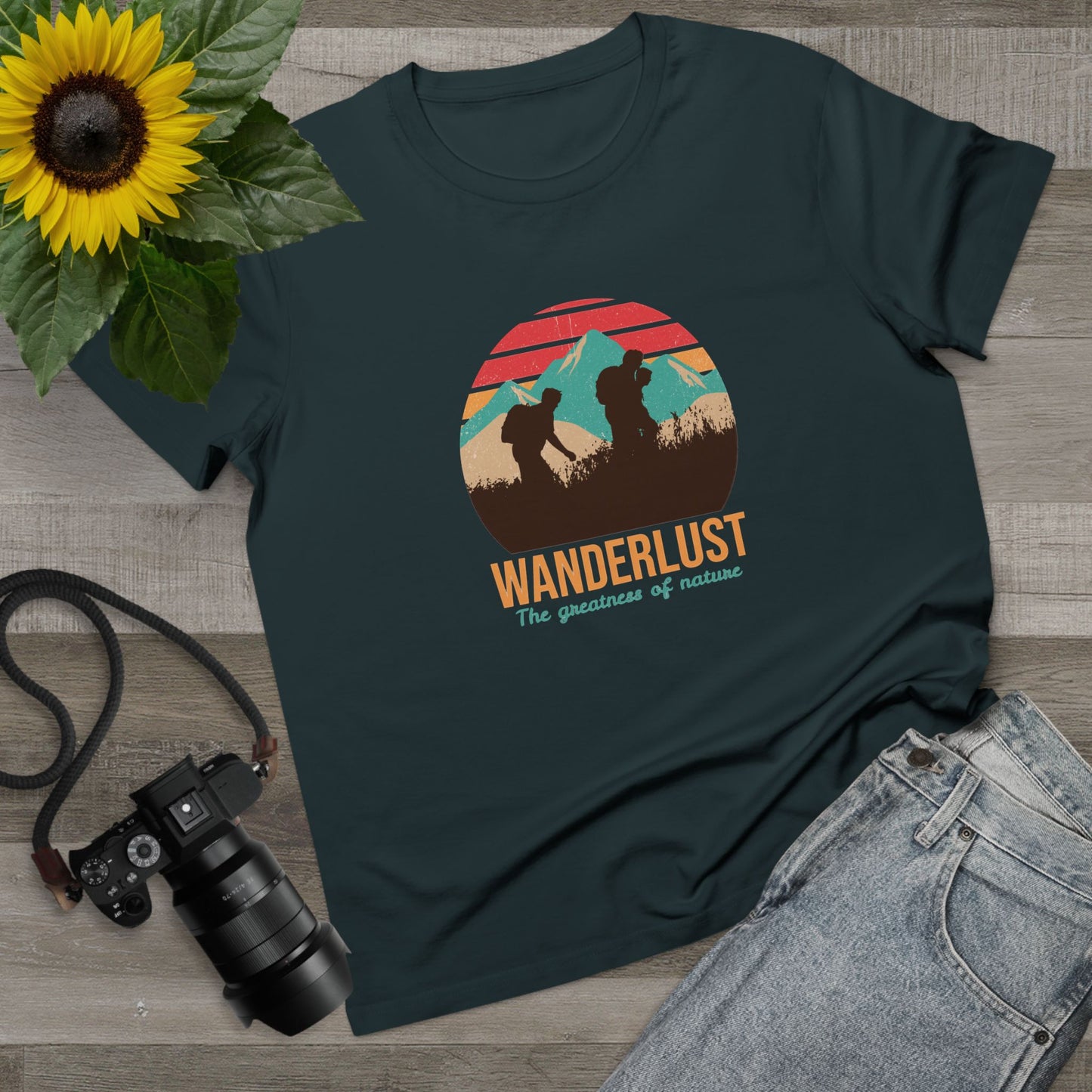 Wanderlust The Greatness Of Nature  Women’s Maple Tee