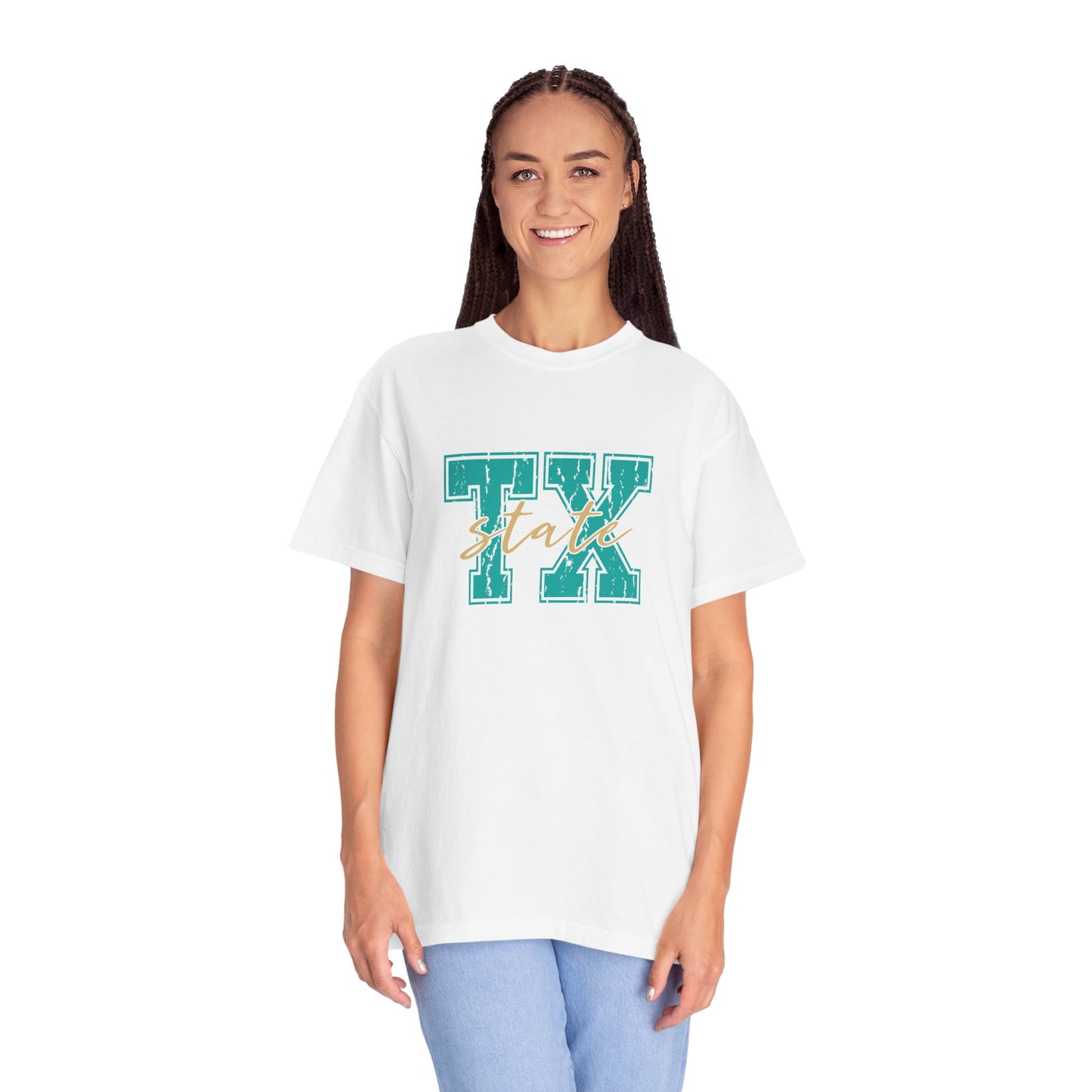 TX State Unisex Garment-Dyed T-shirt