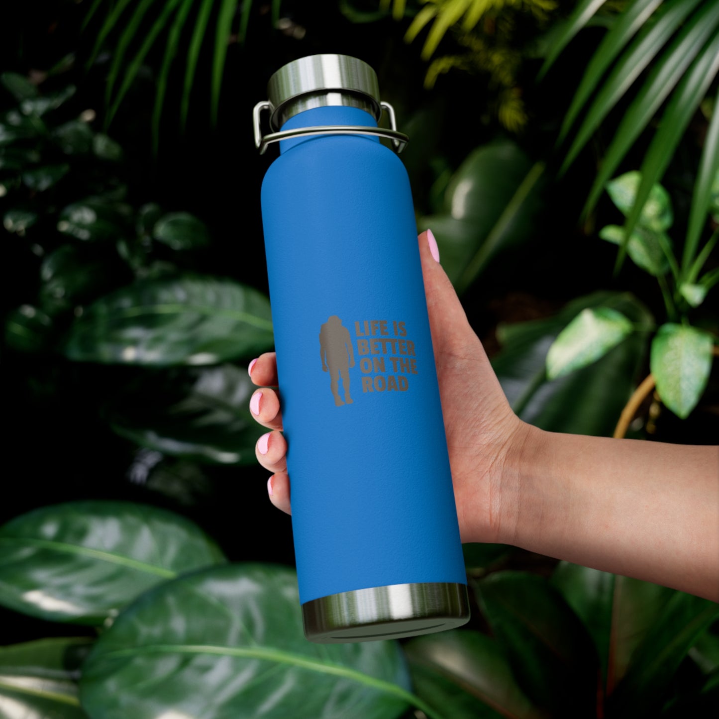 Life Is Better On The Road Copper Vacuum Insulated Bottle, 22oz