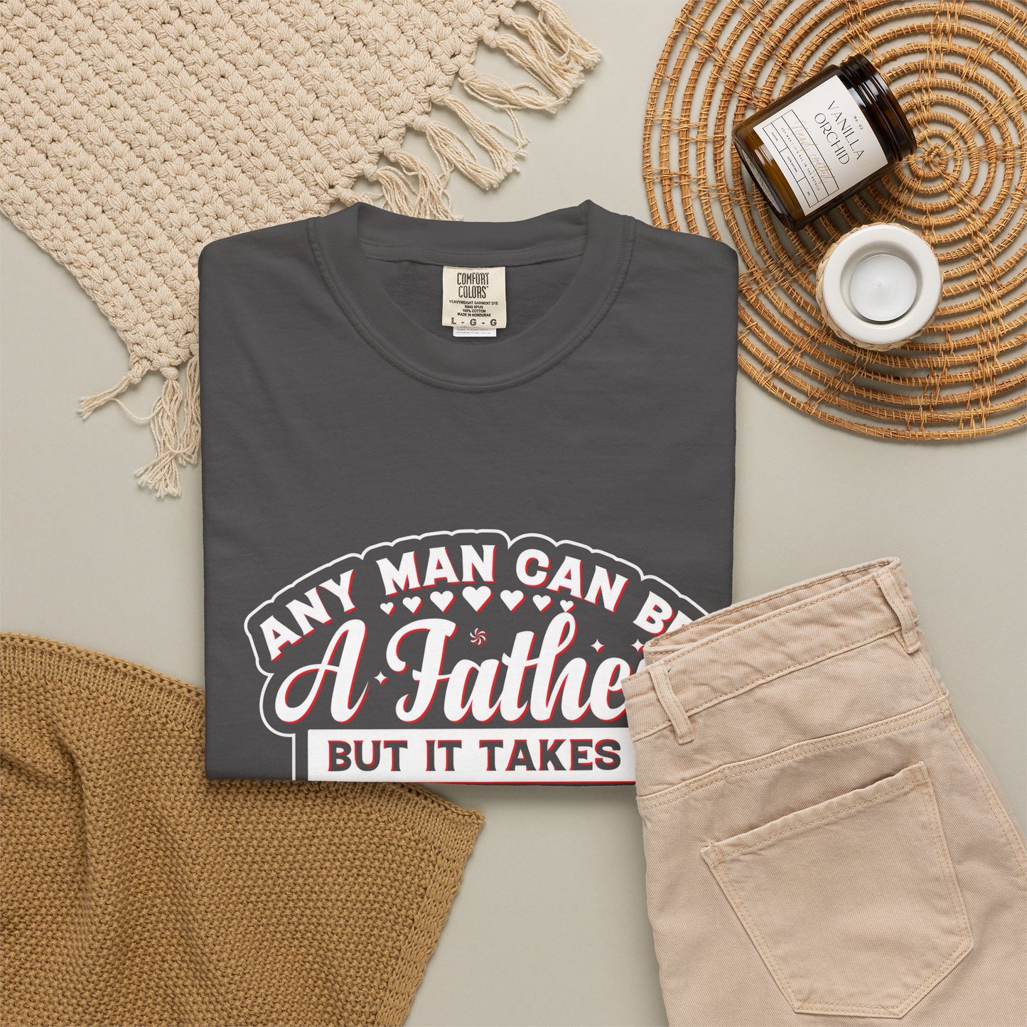 Badass Single Dad T-Shirt | Unisex Garment-Dyed Tee for Father's Day