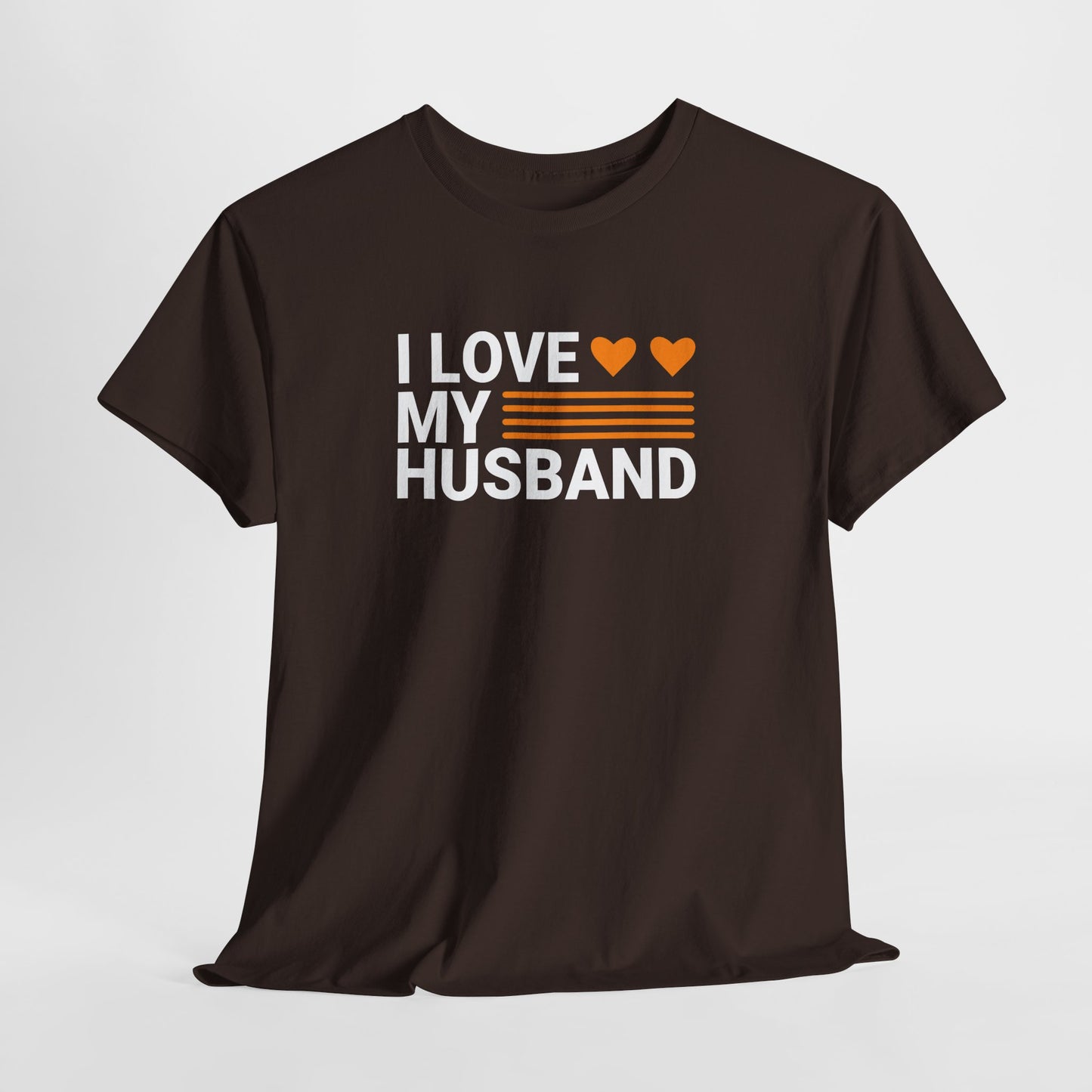Love My Husband Unisex Heavy-Cotton Tee - Cute Casual Shirt