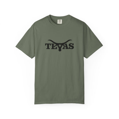 Texas Unisex Garment-Dyed T-Shirt - Cool Western Vibe for Everyday Wear