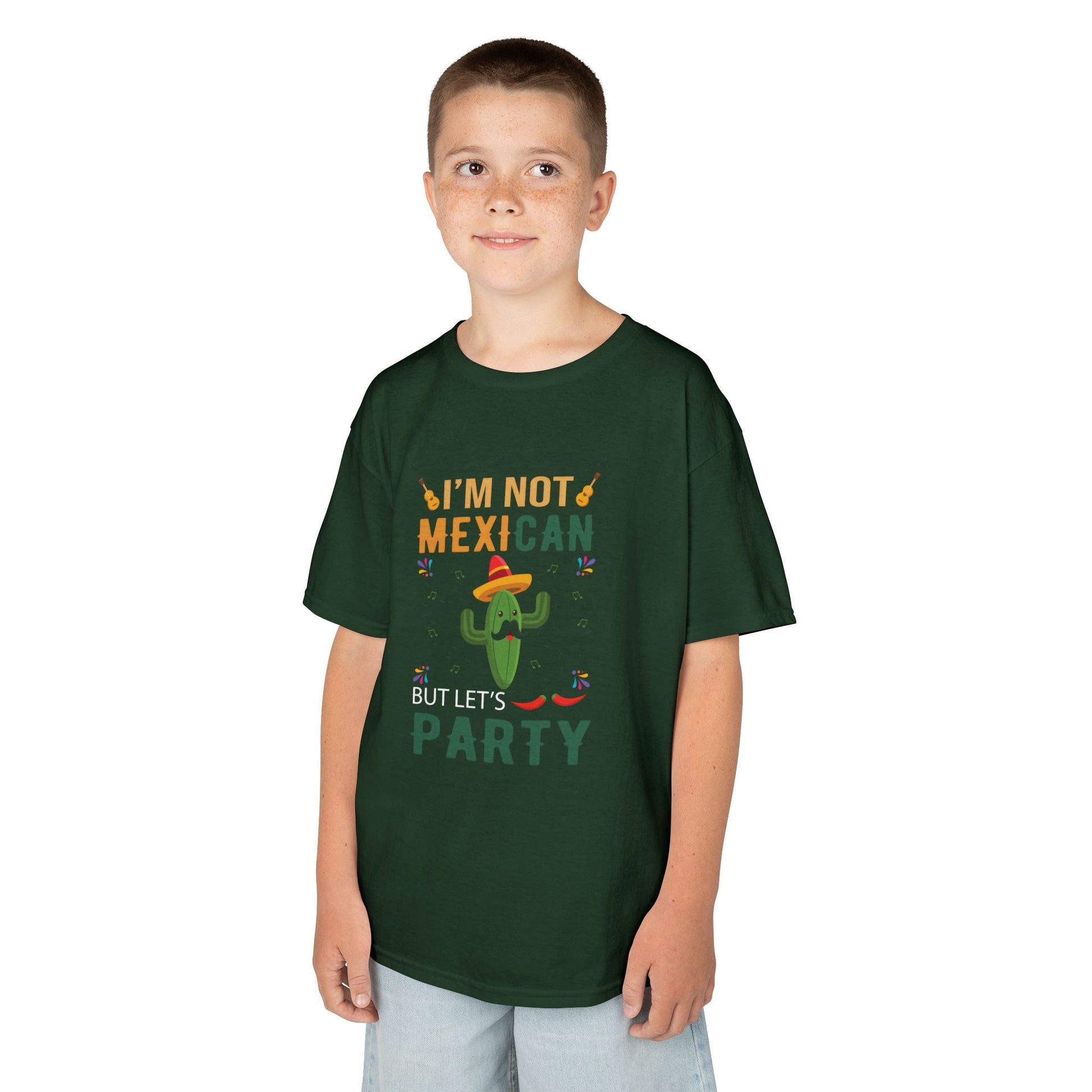 Kids Party Tee - I'm Not Mexican But Let's Party T-Shirt