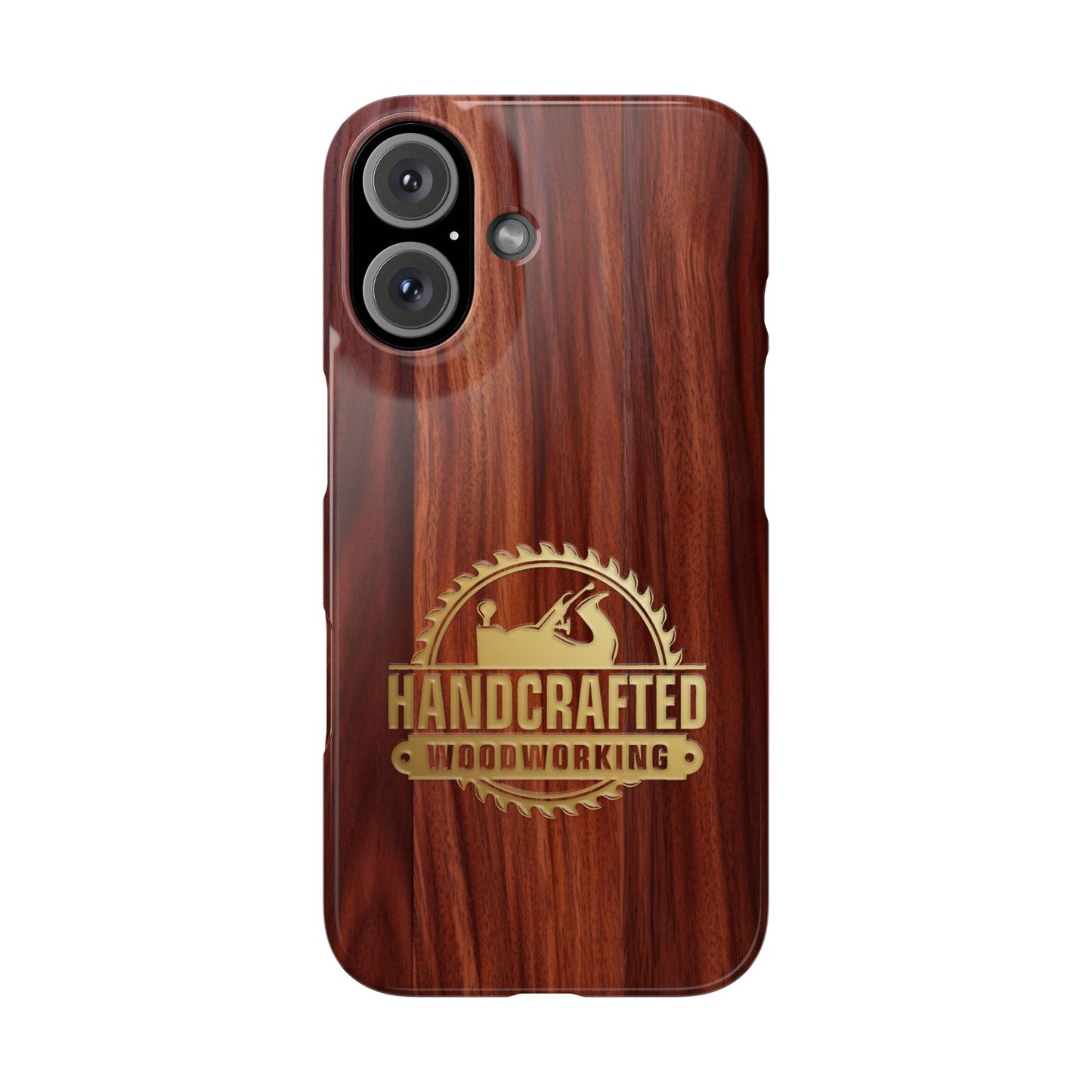 Woodworking Logo Slim Cases, iPhone