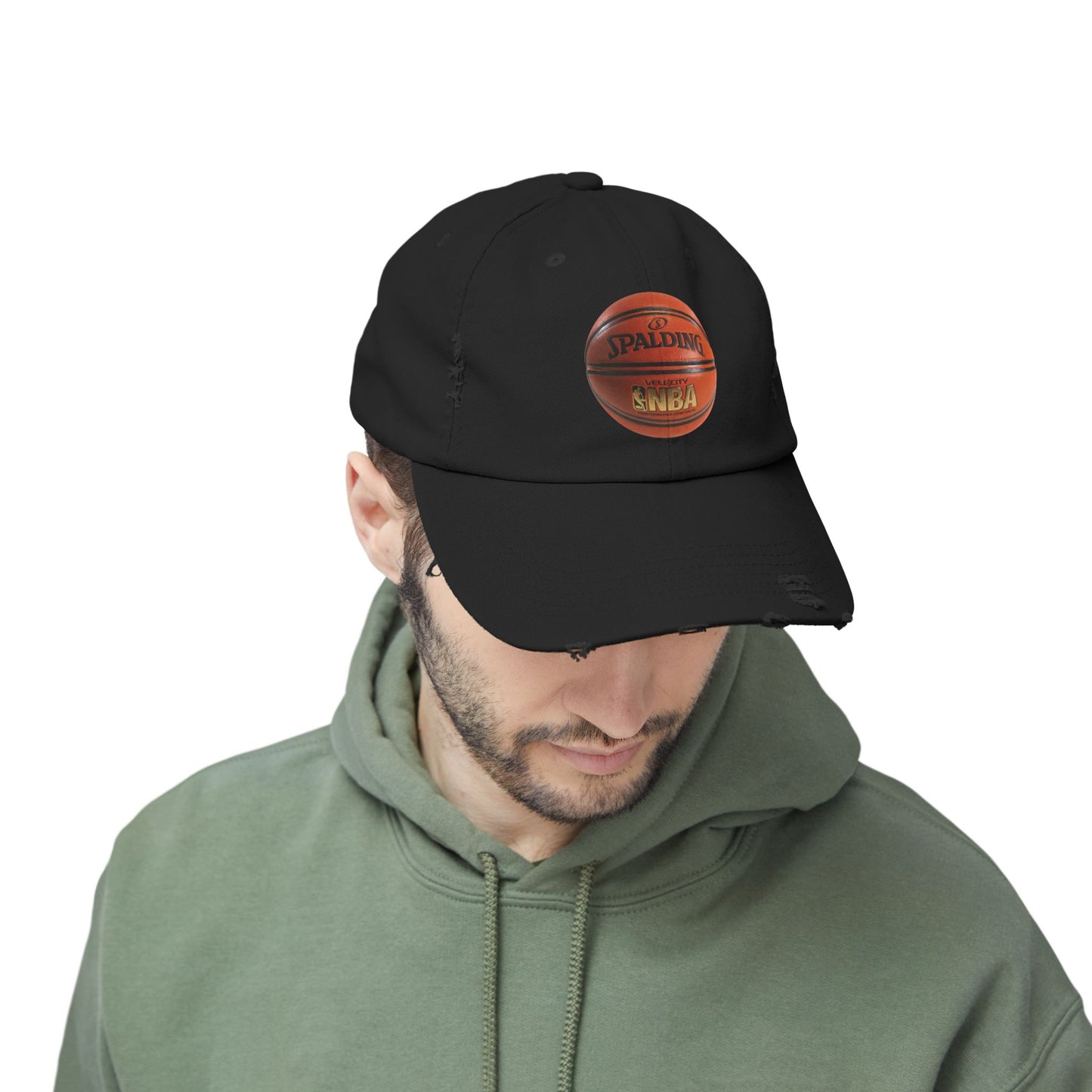 Basketball Unisex Distressed Cap